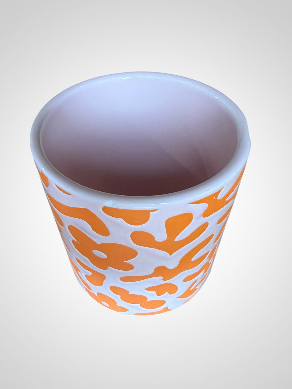 Pink and Orange Plant Pot