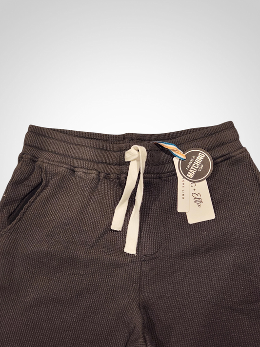 Mac & Ellie Knit Waffle Shorts - Size 8 - BNWT
