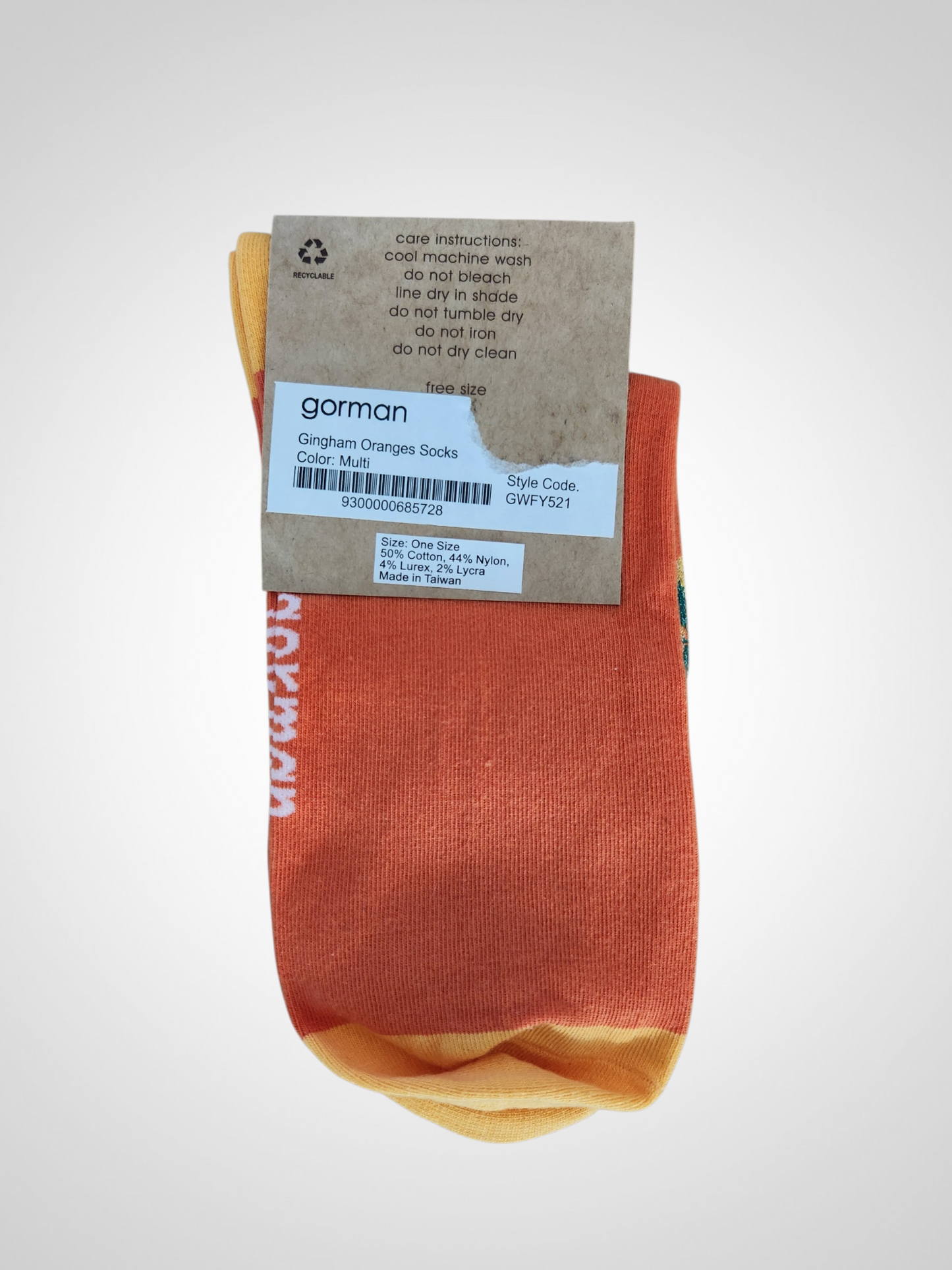 Gorman Lemon Socks - BNWT