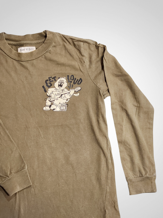 Band of Boys Green Graphic Long Sleeve - Size 10
