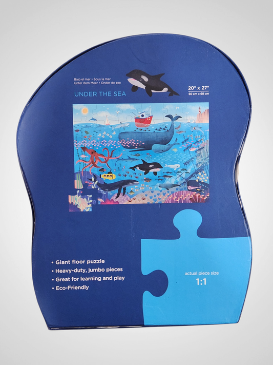 Crocodile Creek Floor Puzzle - Under the Sea