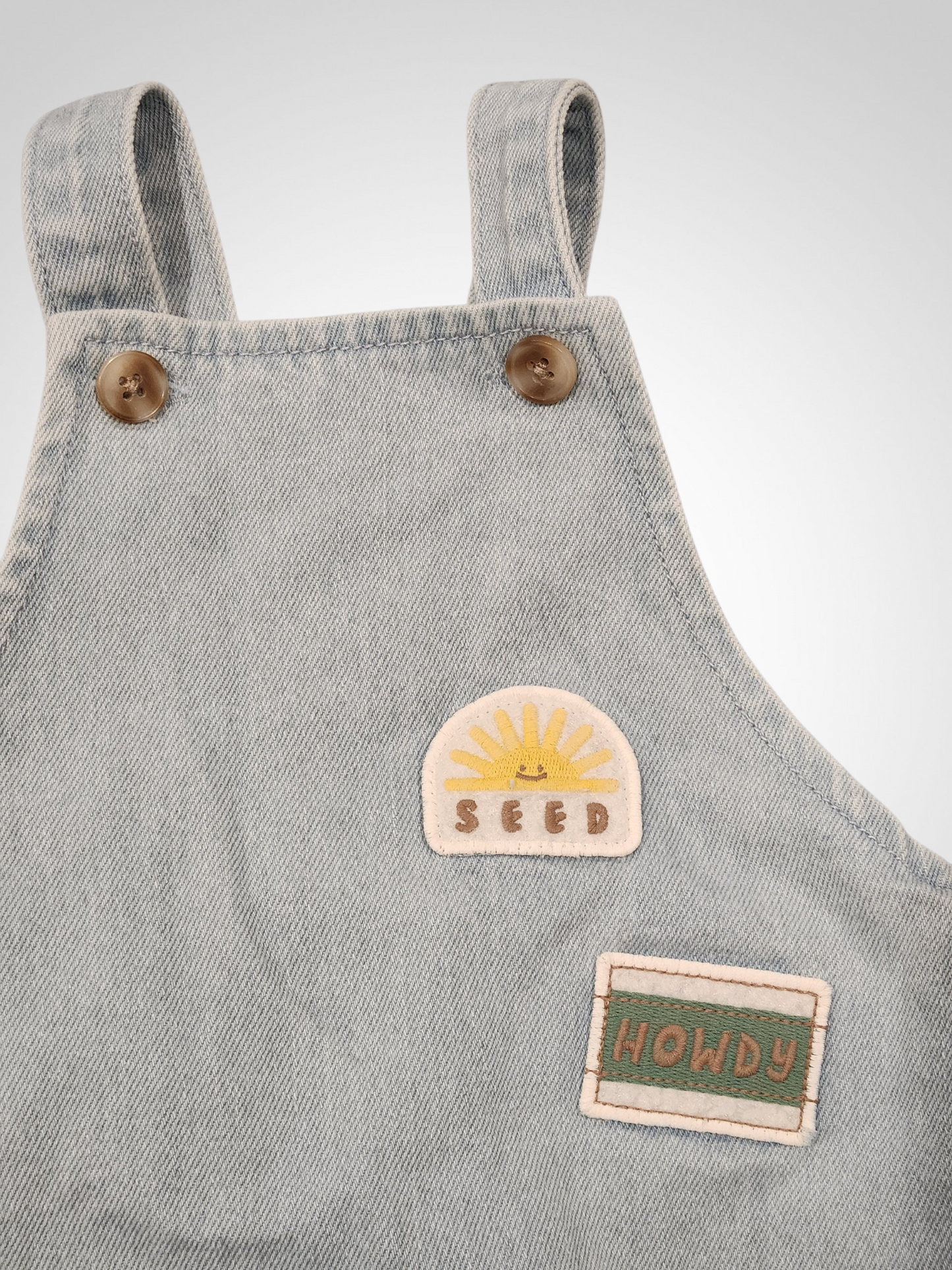 Seed Vintage Style Denim Overalls - 6-12 Months BNWT