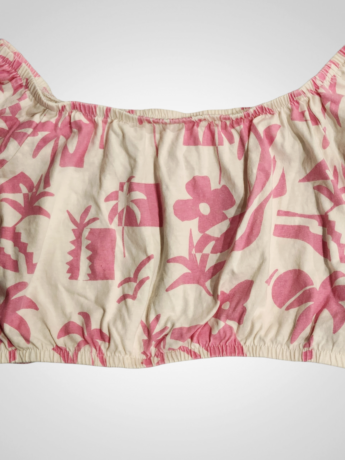 Zara Tropical Crop Top - Size 11-12 Years