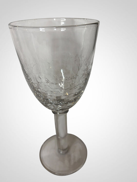 Citta Cracked Effect Wine Glasses - BNWT