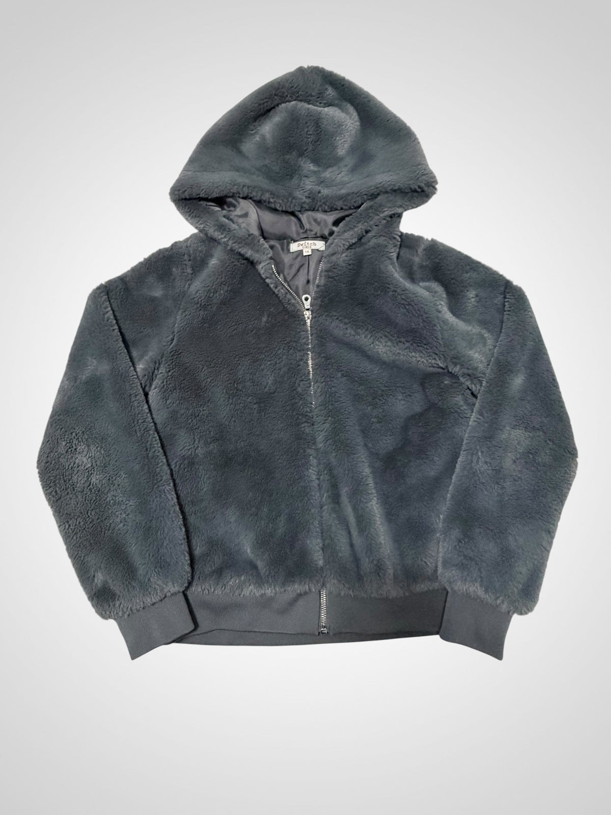 Switch Fluffy Bomber Jacket - Size 14