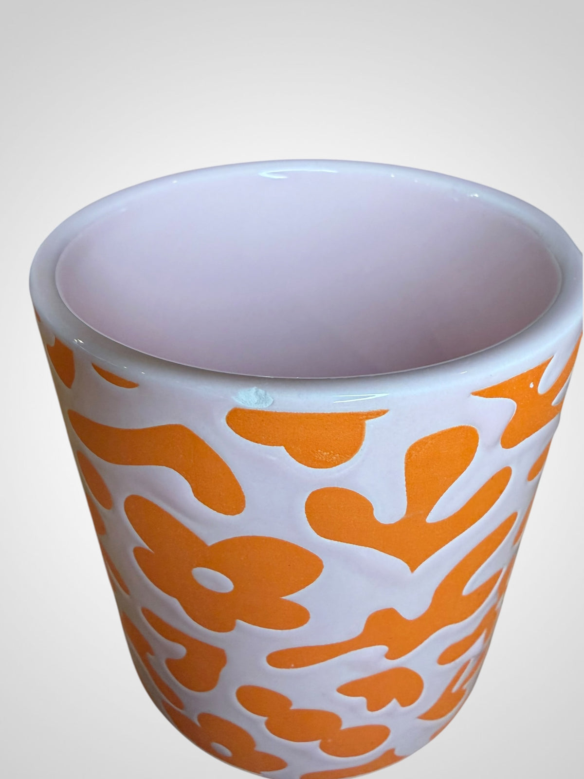 Pink and Orange Plant Pot
