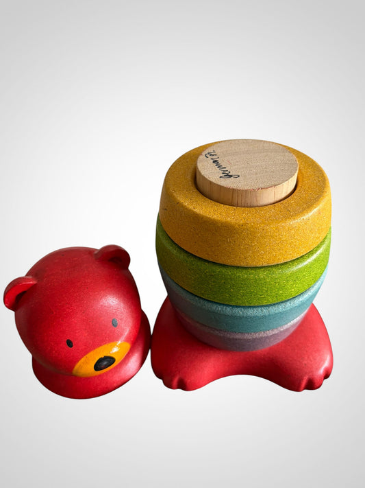 Plan Toys Wooden Stacking Bear