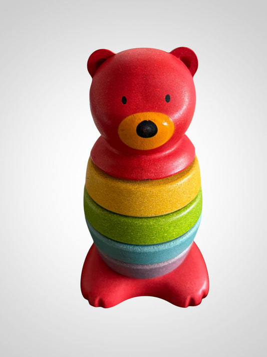 Plan Toys Wooden Stacking Bear