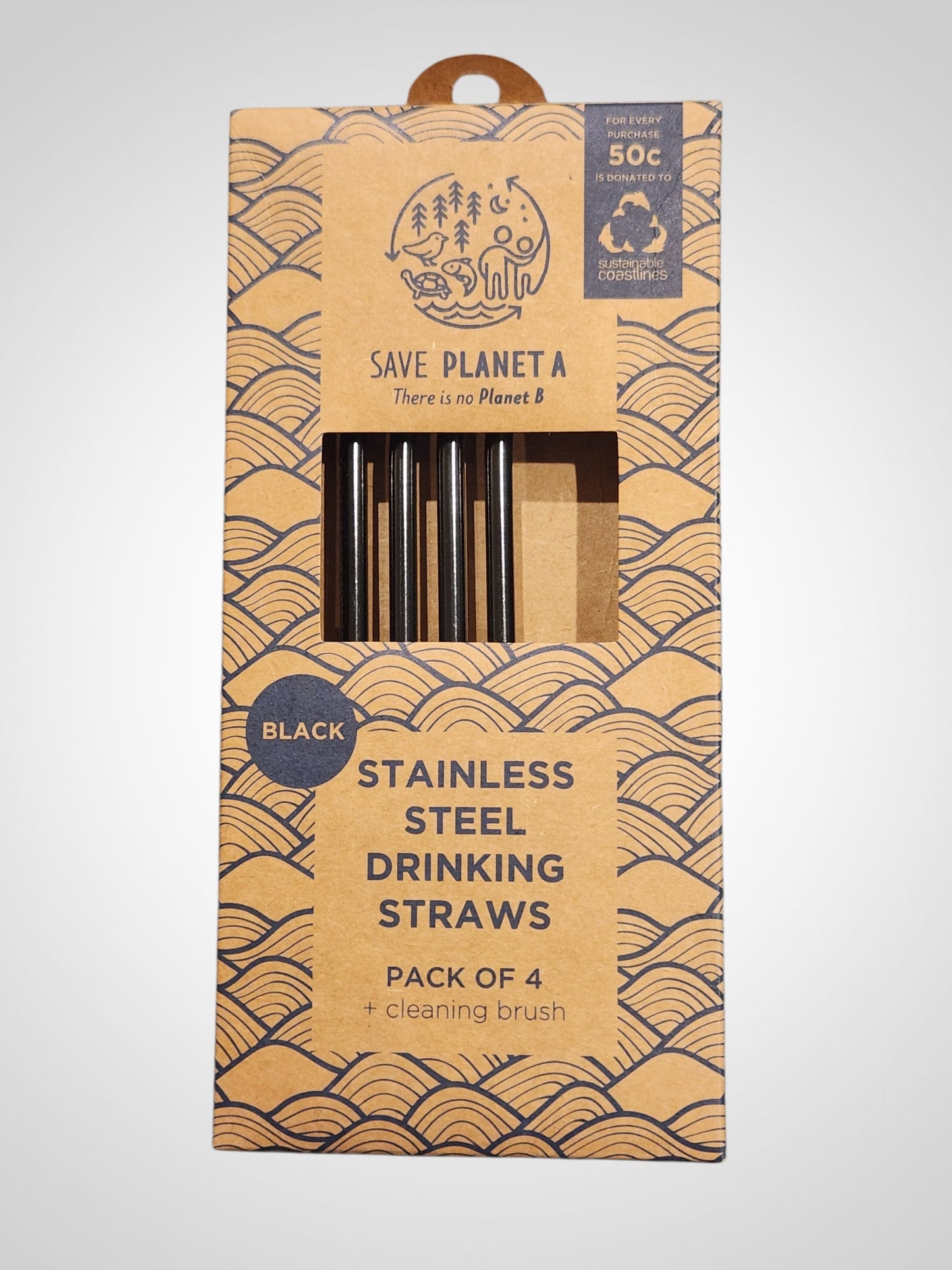 Save Planet A Reusable Drinking Straws - New