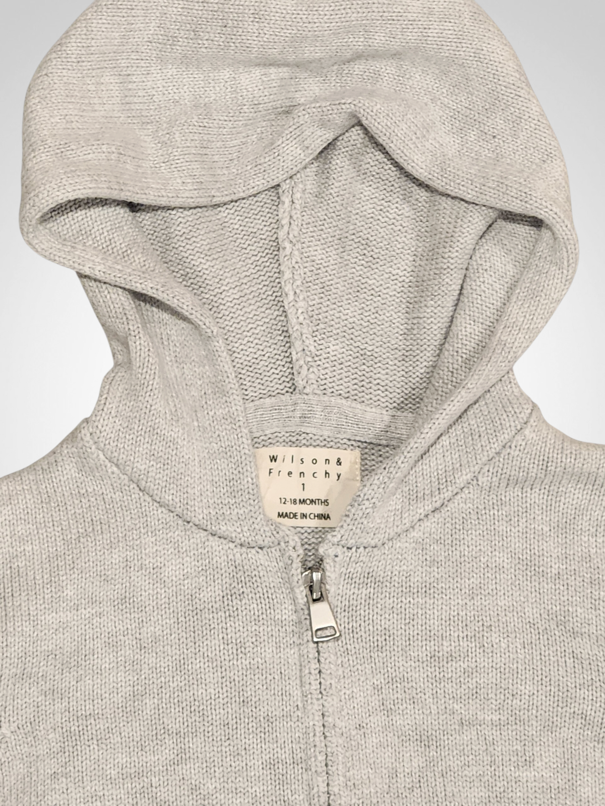 Wilson and Frenchy Zip up Knit - Size 1