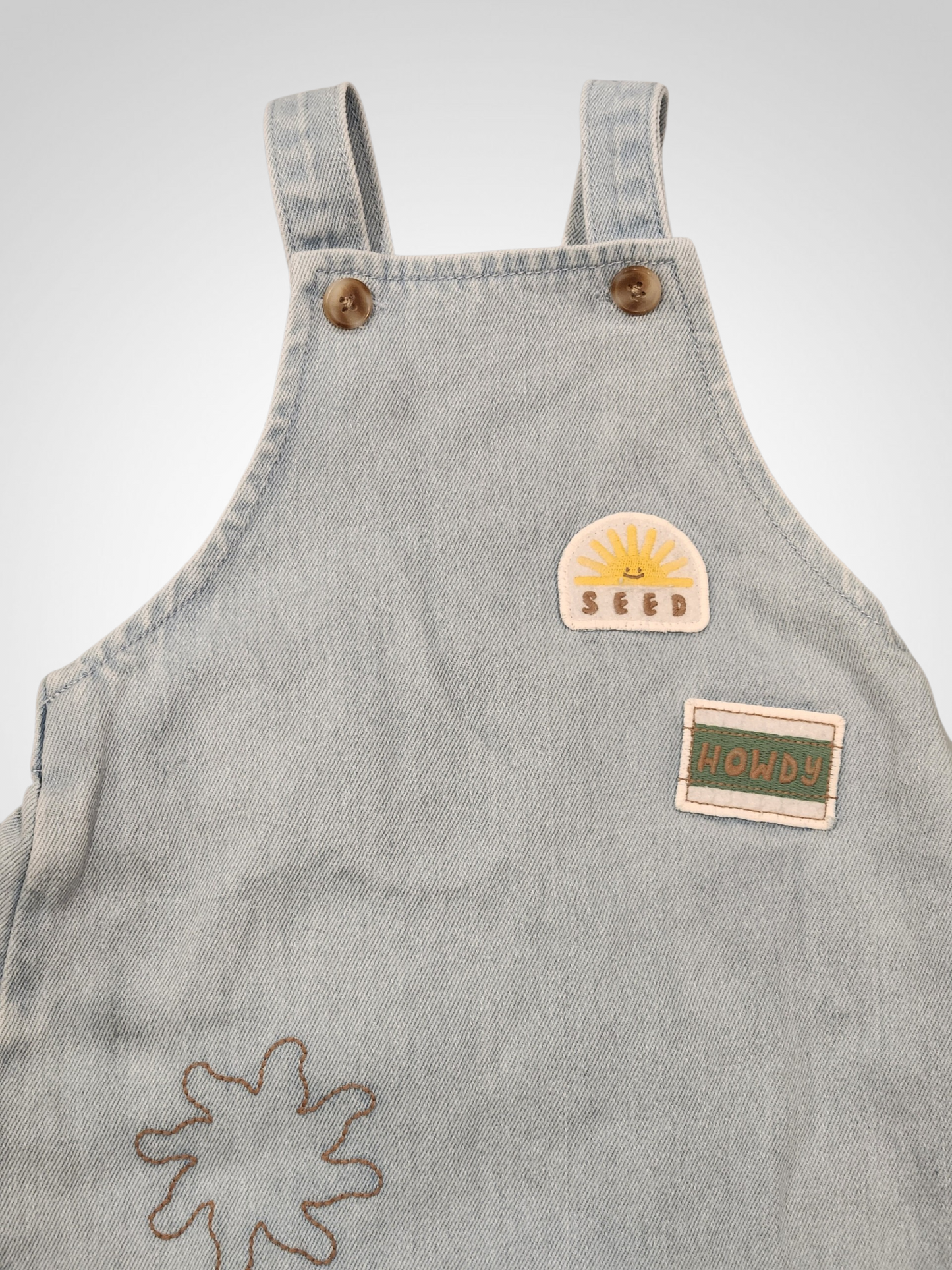 Seed Vintage Style Denim Overalls - 6-12 Months BNWT