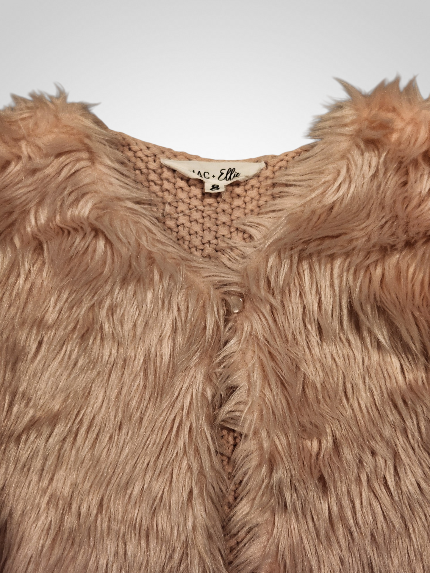 Mac & Ellie Fluffy Vest - Size 8