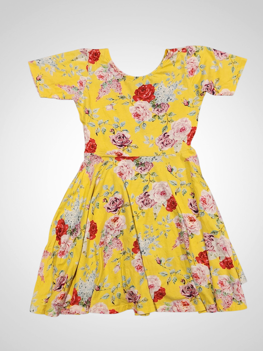 Rock Your Kid Flower Dress - Size 7 Years