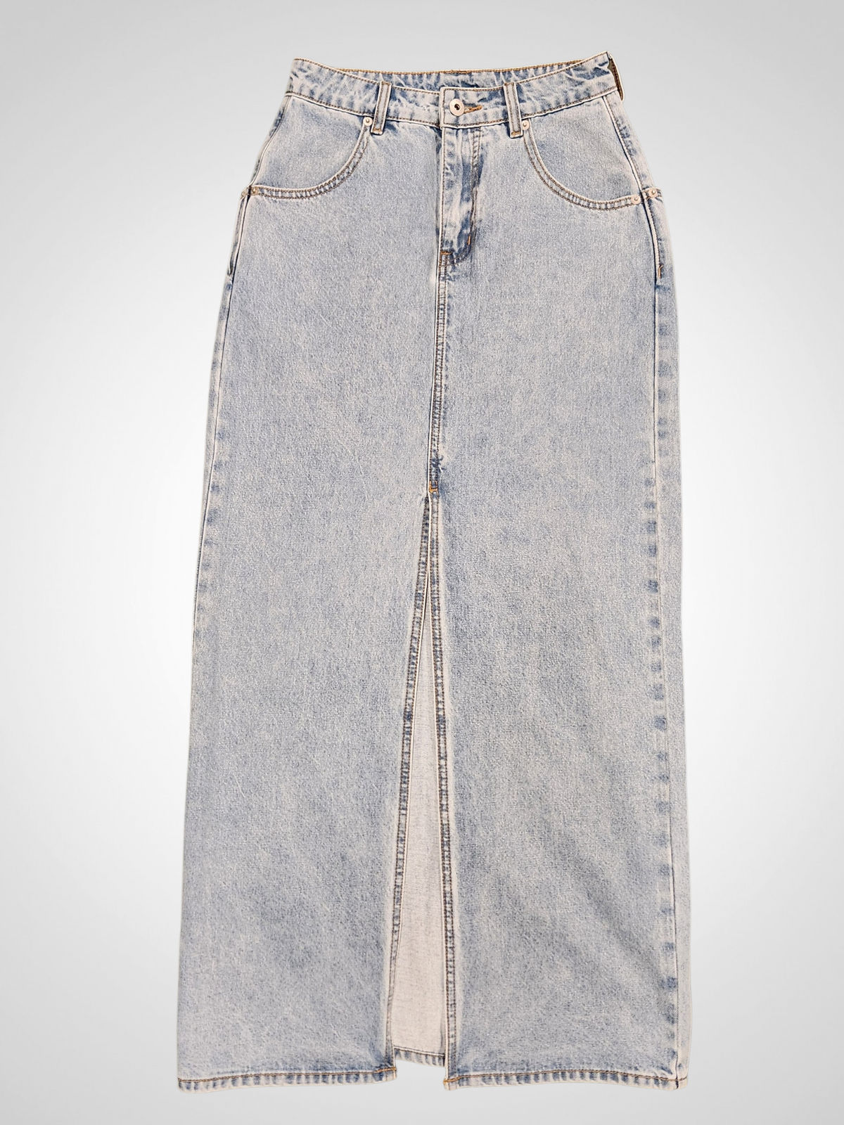 Huffer Denim Maxi Skirt - Size 6
