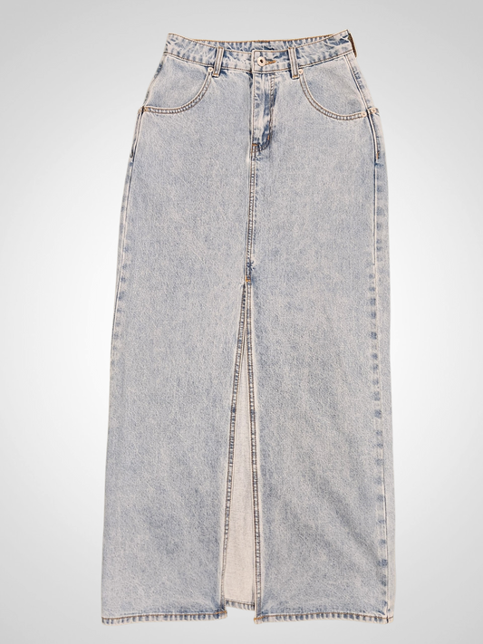 Huffer Denim Maxi Skirt - Size 6