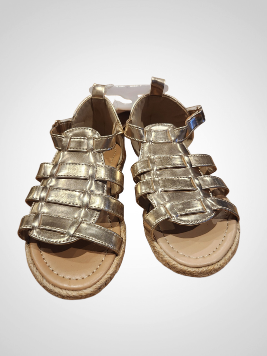 Pumpkin Patch Gold Sandals - Size 9 - BNWT
