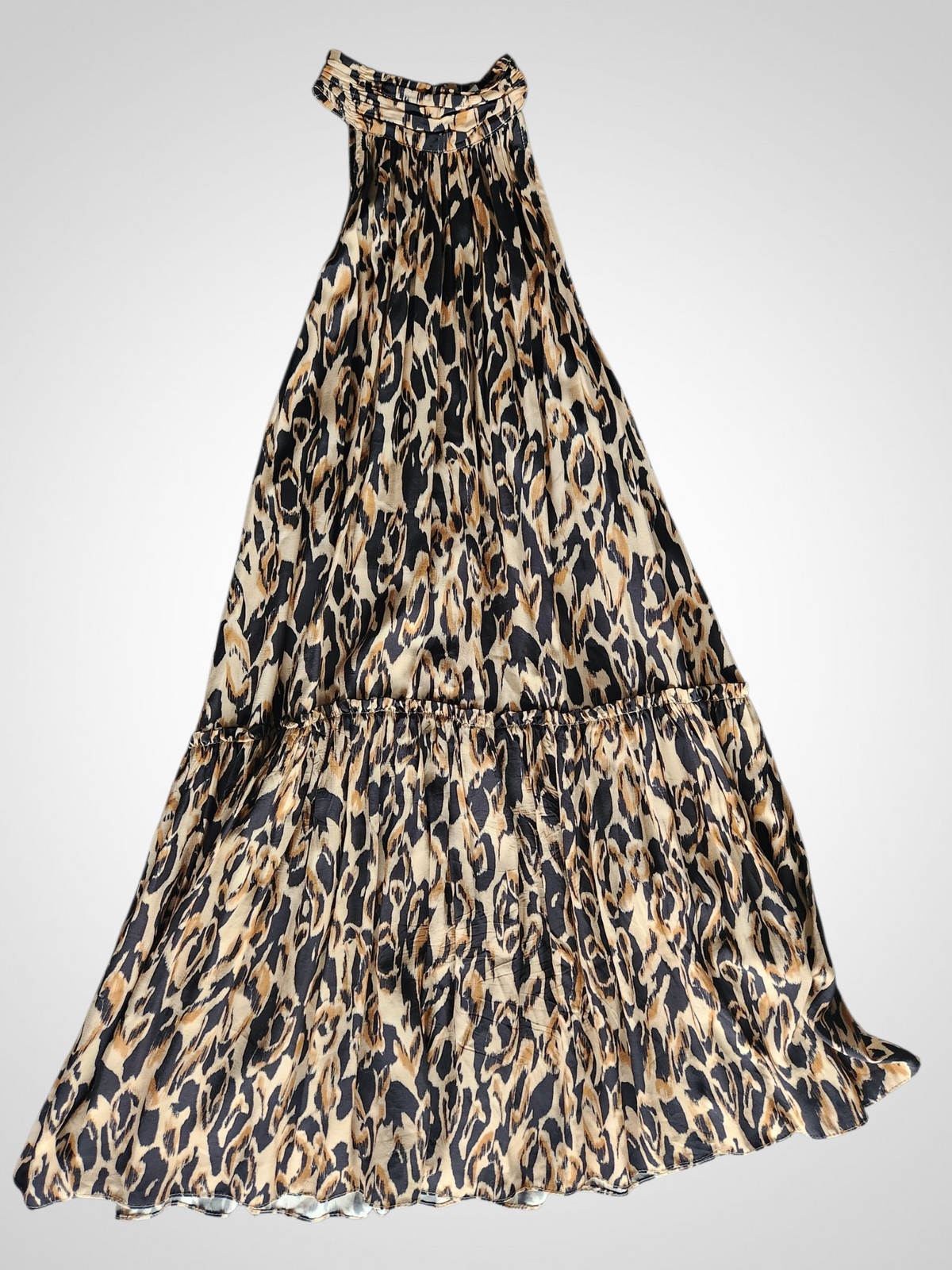 Witchery High-Neck Print Dress - Size 12