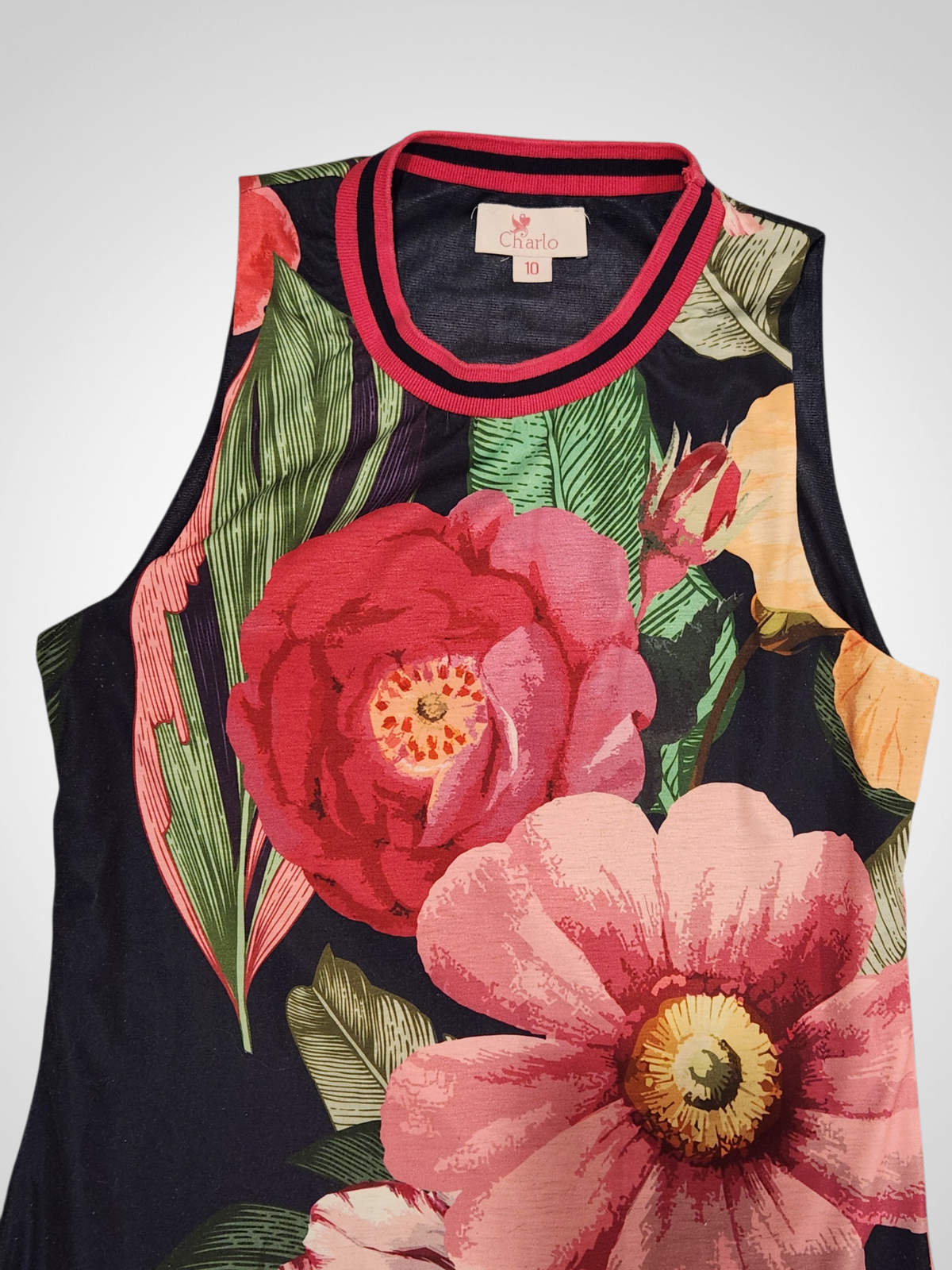 Charlo Floral Maxi Dress - Size 10