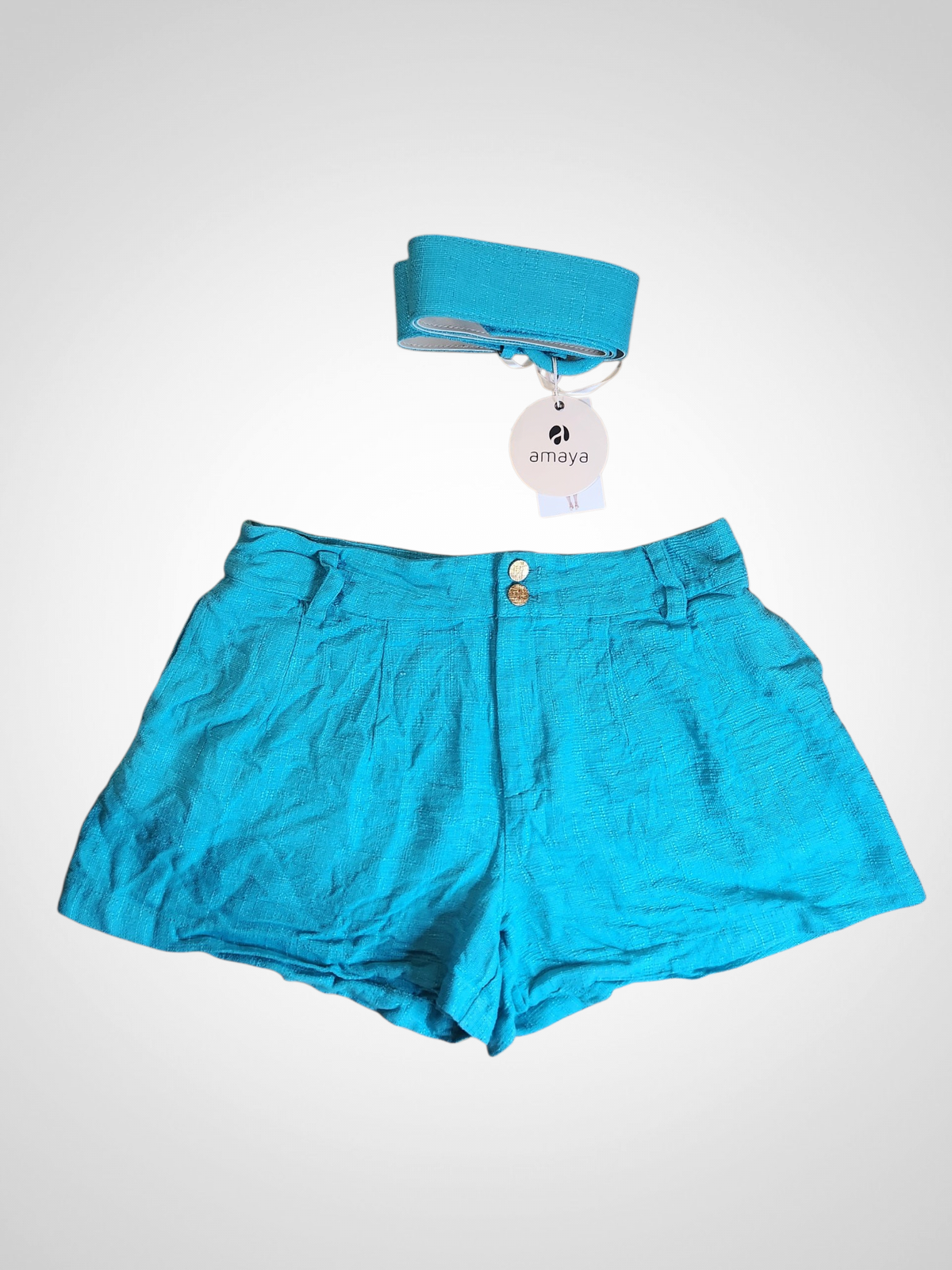 Amaya Textured Shorts - Size 10 - BNWT