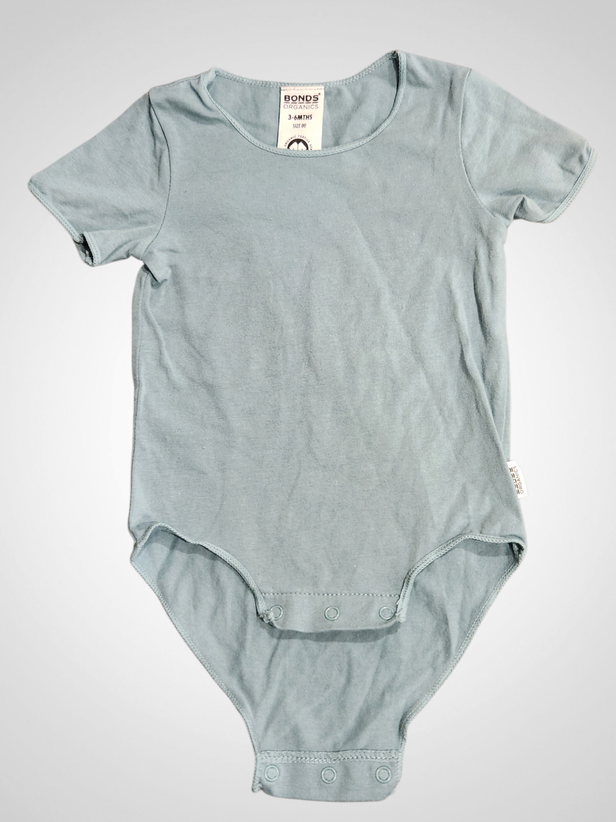 Bonds Organics Short Sleeve Bodysuits - 3-6 Months