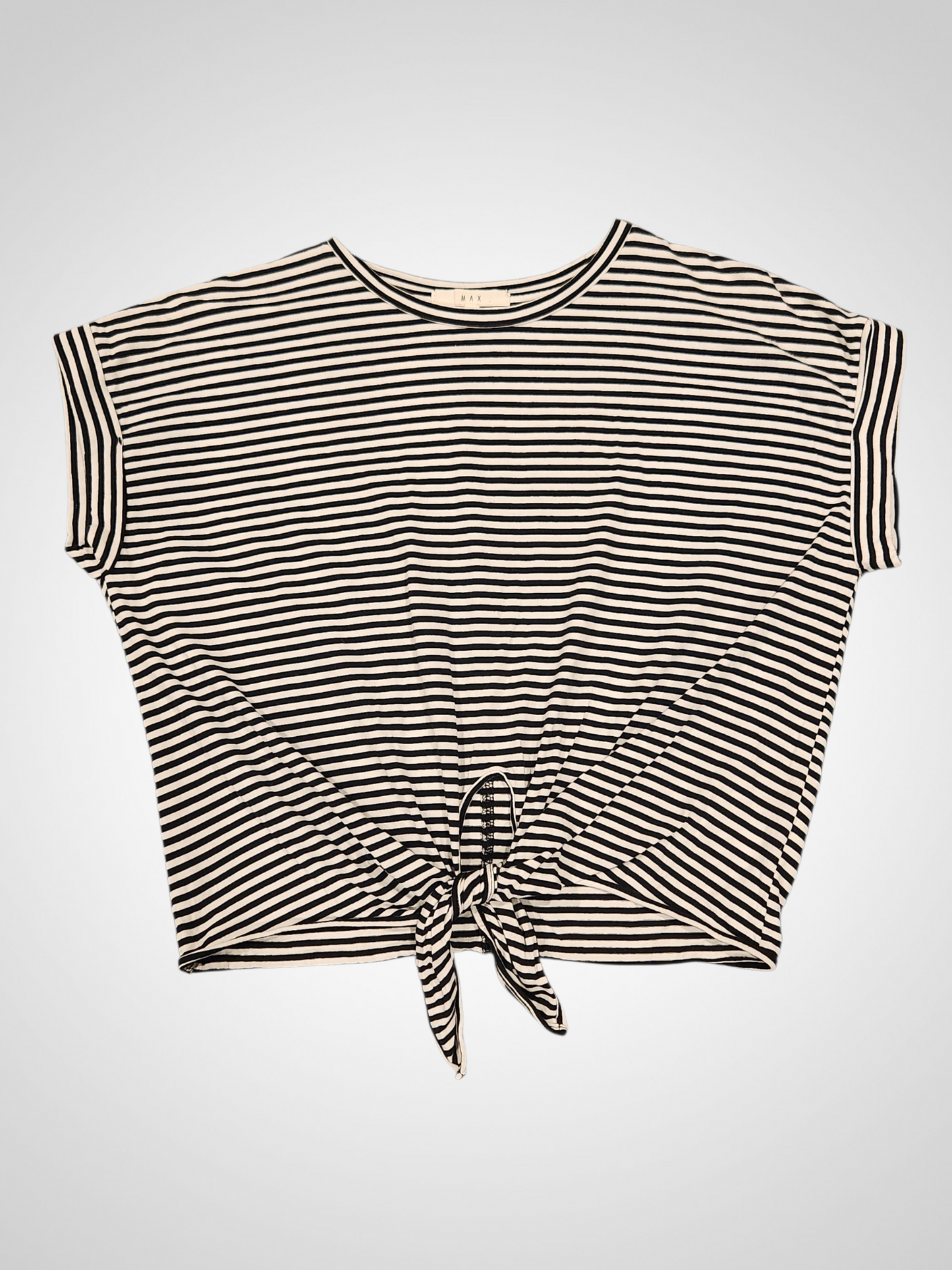 Max Striped Knot Tee - Size M