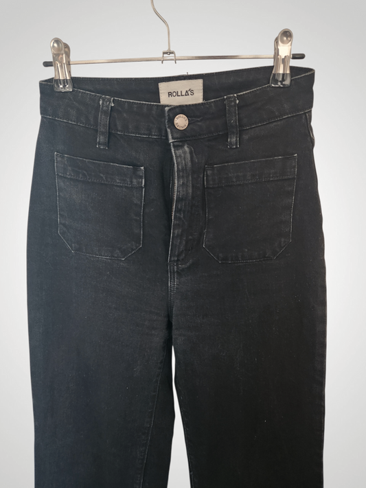 Rollas Black Sailor Jeans - Size 25