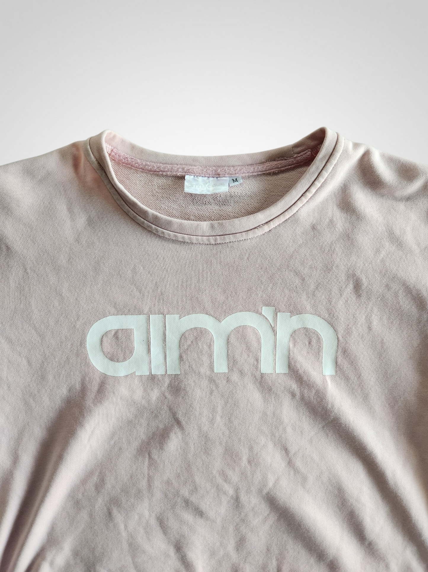 Aimin Casual Baby Pink Crew - Size 10