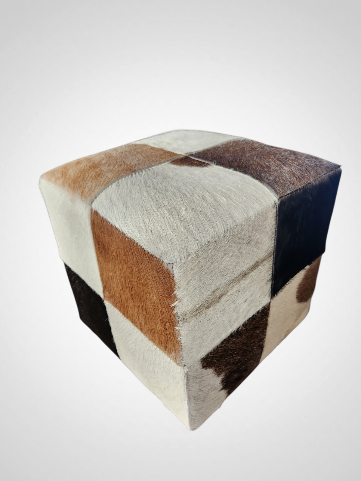 Cowhide Ottoman