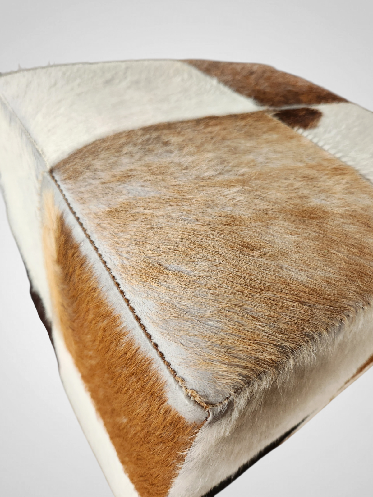 Cowhide Ottoman