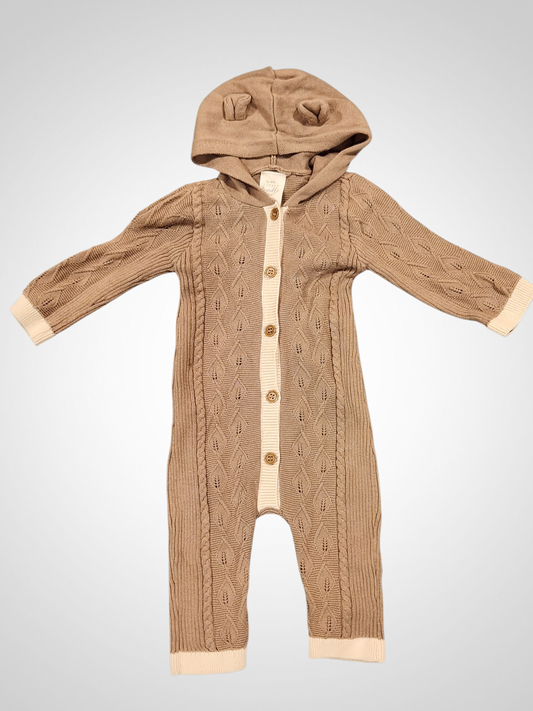 Little Bundle Knitted Onesie - 0-3 Months