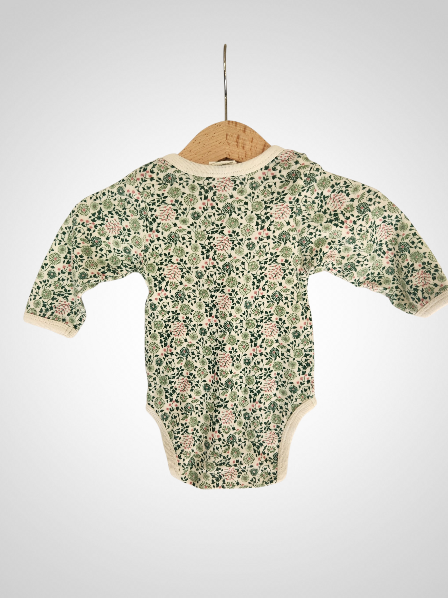 Nature Baby Long Sleeve Cotton Bodysuit - Various Prints and Sizes