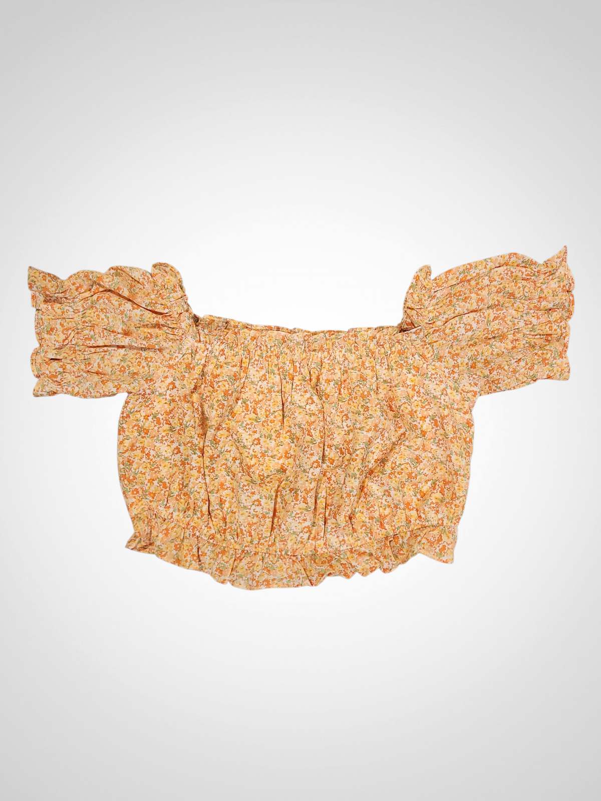 Petal and Pup Floral Crop Top - Size 8