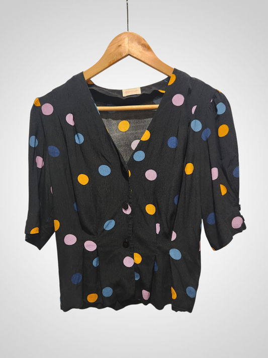 Gorman Polka Dot Blouse - Size 6