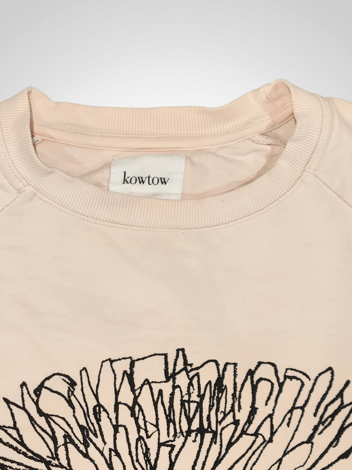 Kowtow Peach Sweatshirt - Size 14