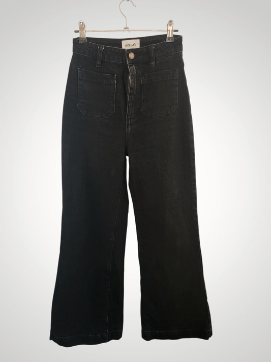 Rollas Black Sailor Jeans - Size 25