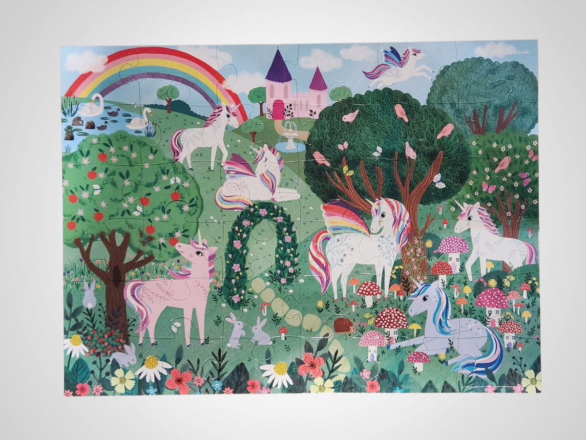 Crocodile Creek Floor Puzzle - Unicorn Dreams
