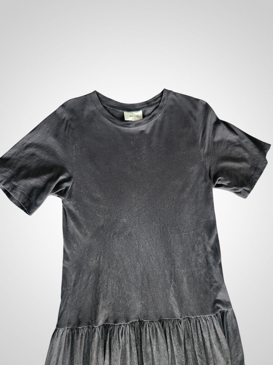 Seed Black Midi Dress