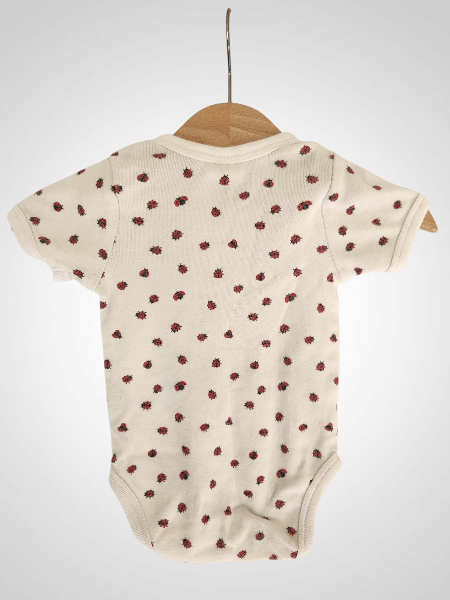 Nature Baby Short Sleeve Cotton Bodysuit - 0-3 months