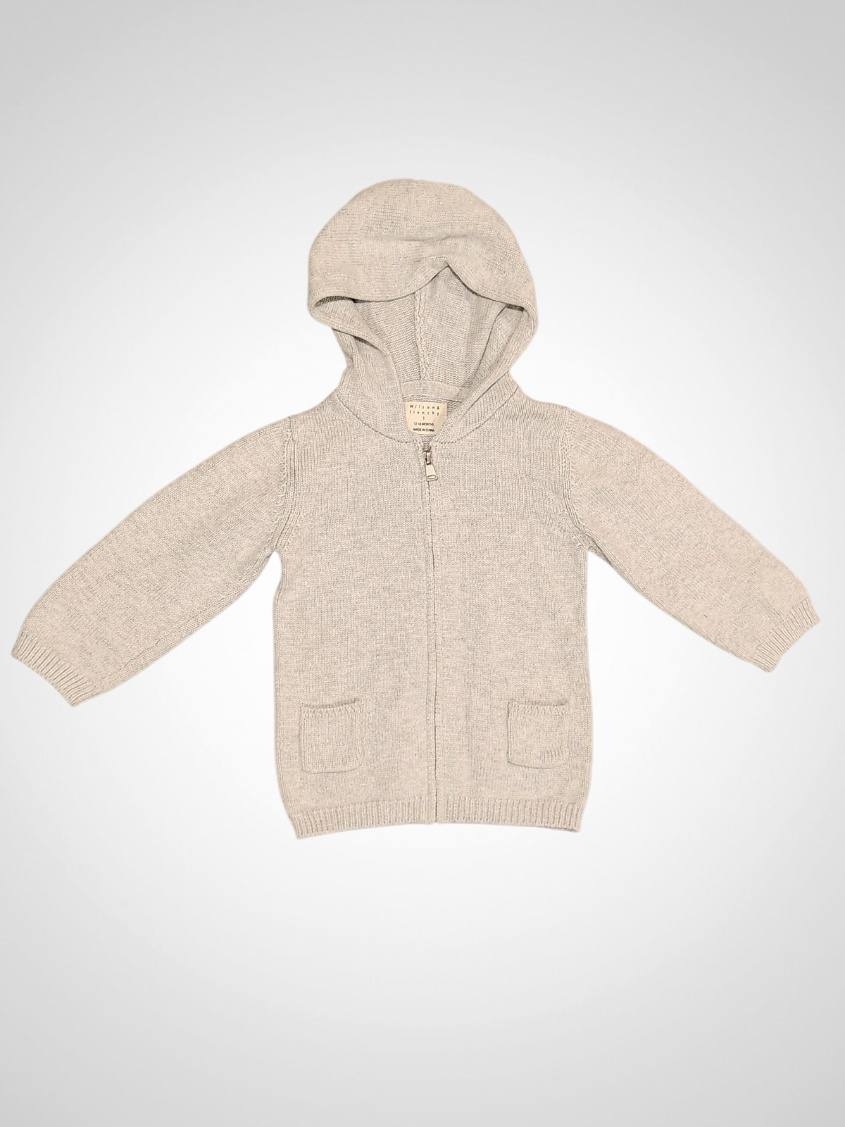 Wilson and Frenchy Zip up Knit - Size 1