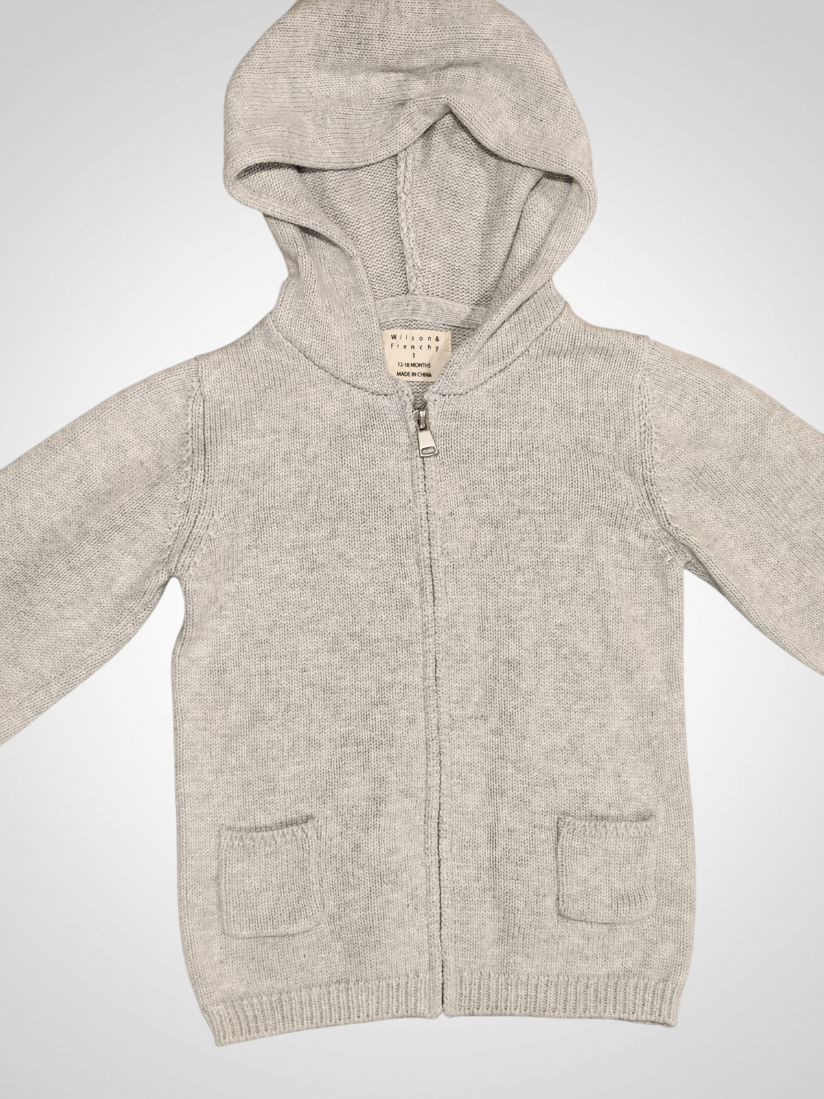 Wilson and Frenchy Zip up Knit - Size 1