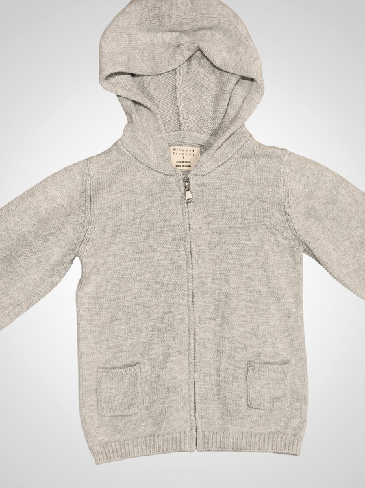 Wilson and Frenchy Zip up Knit - Size 1