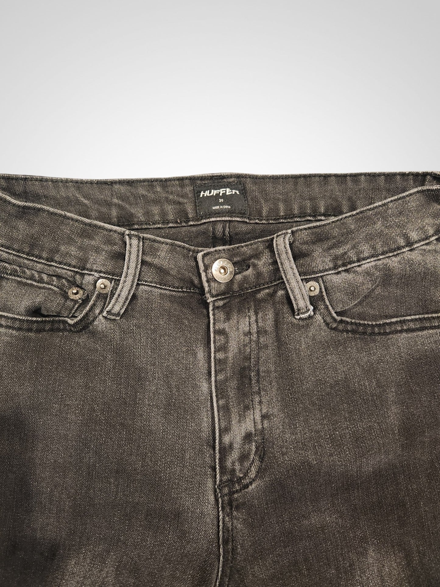 Huffer Washed Black Skinny Jeans - Size 29