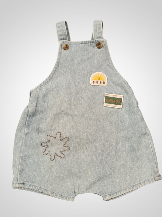 Seed Vintage Style Denim Overalls - 6-12 Months BNWT