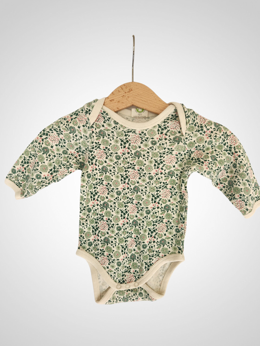 Nature Baby Long Sleeve Cotton Bodysuit - Various Prints and Sizes
