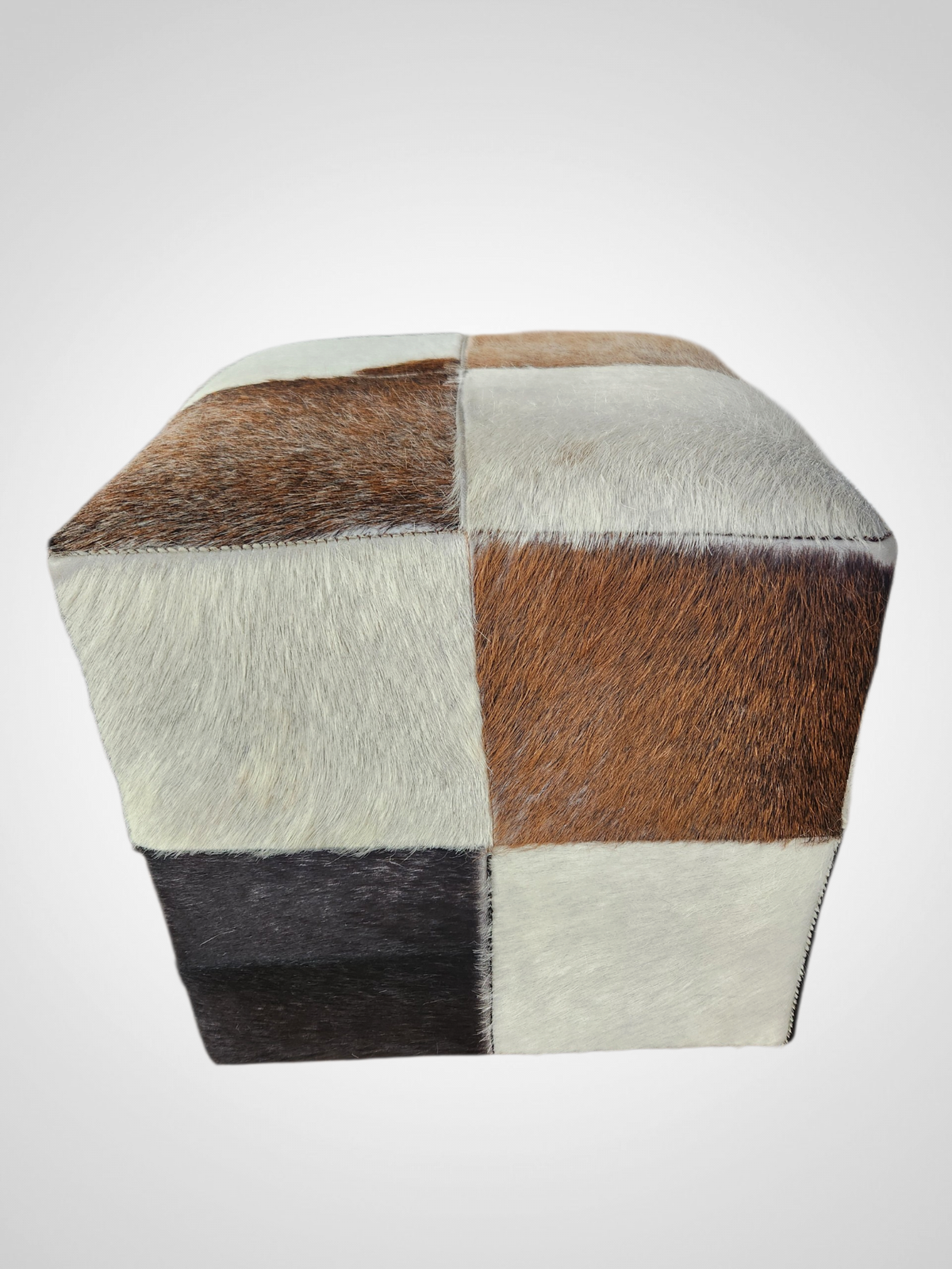 Cowhide Ottoman