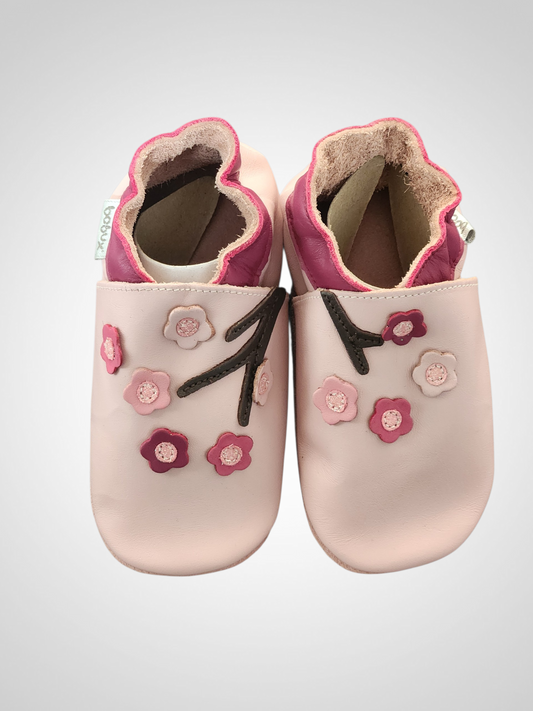 Bobux Light Pink Blossom Flower Toddler Shoe - XL - BNWT