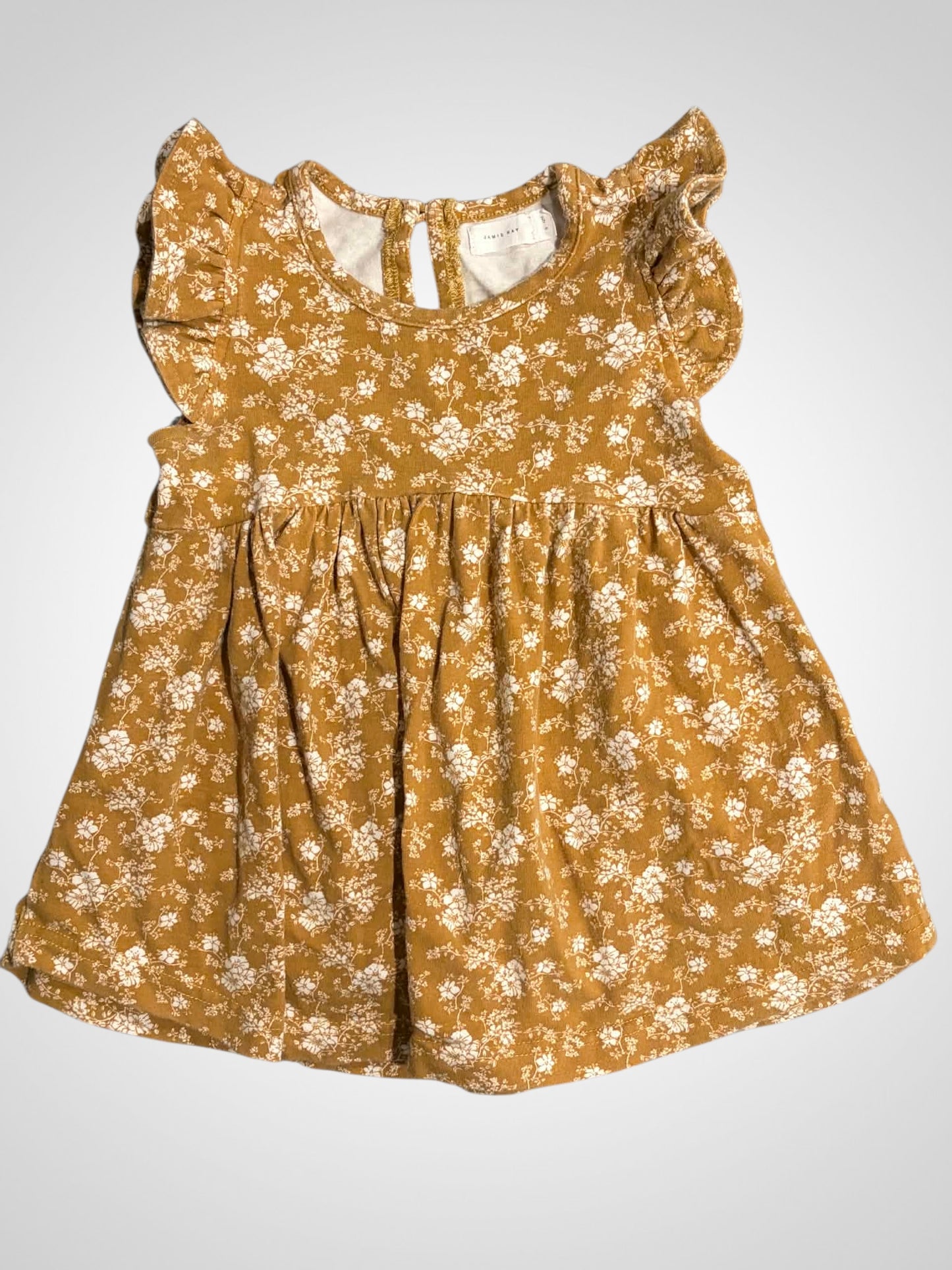 Jamie Kay Frill Sleeve Dress - 6-12 Months