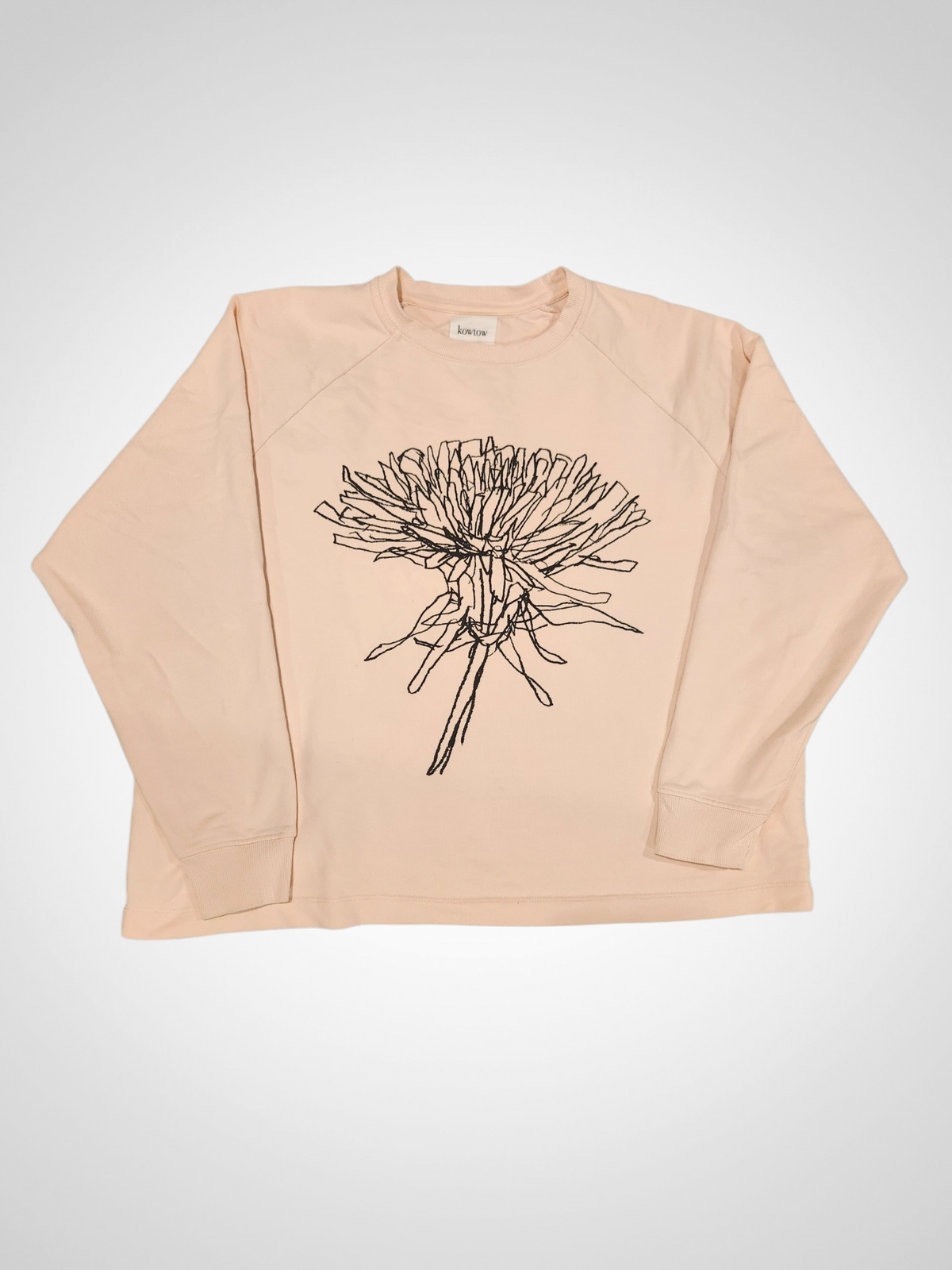 Kowtow Peach Sweatshirt - Size 14