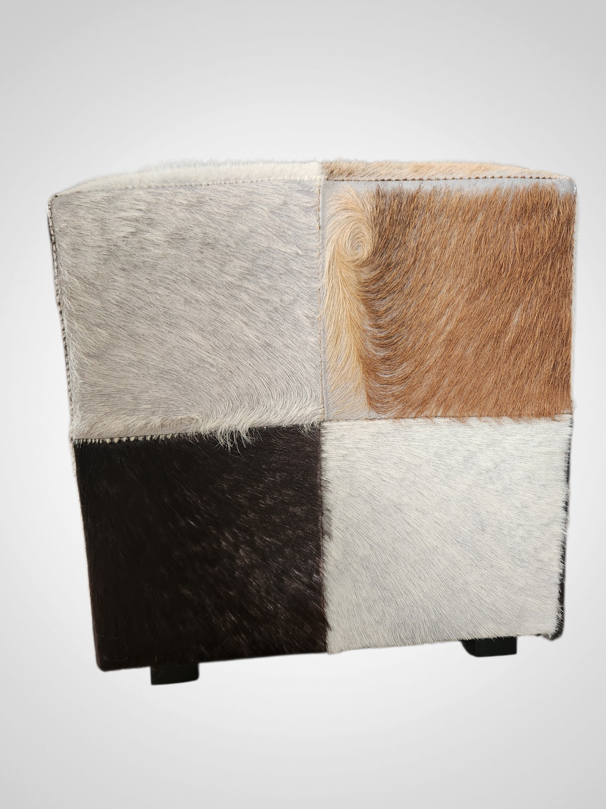 Cowhide Ottoman