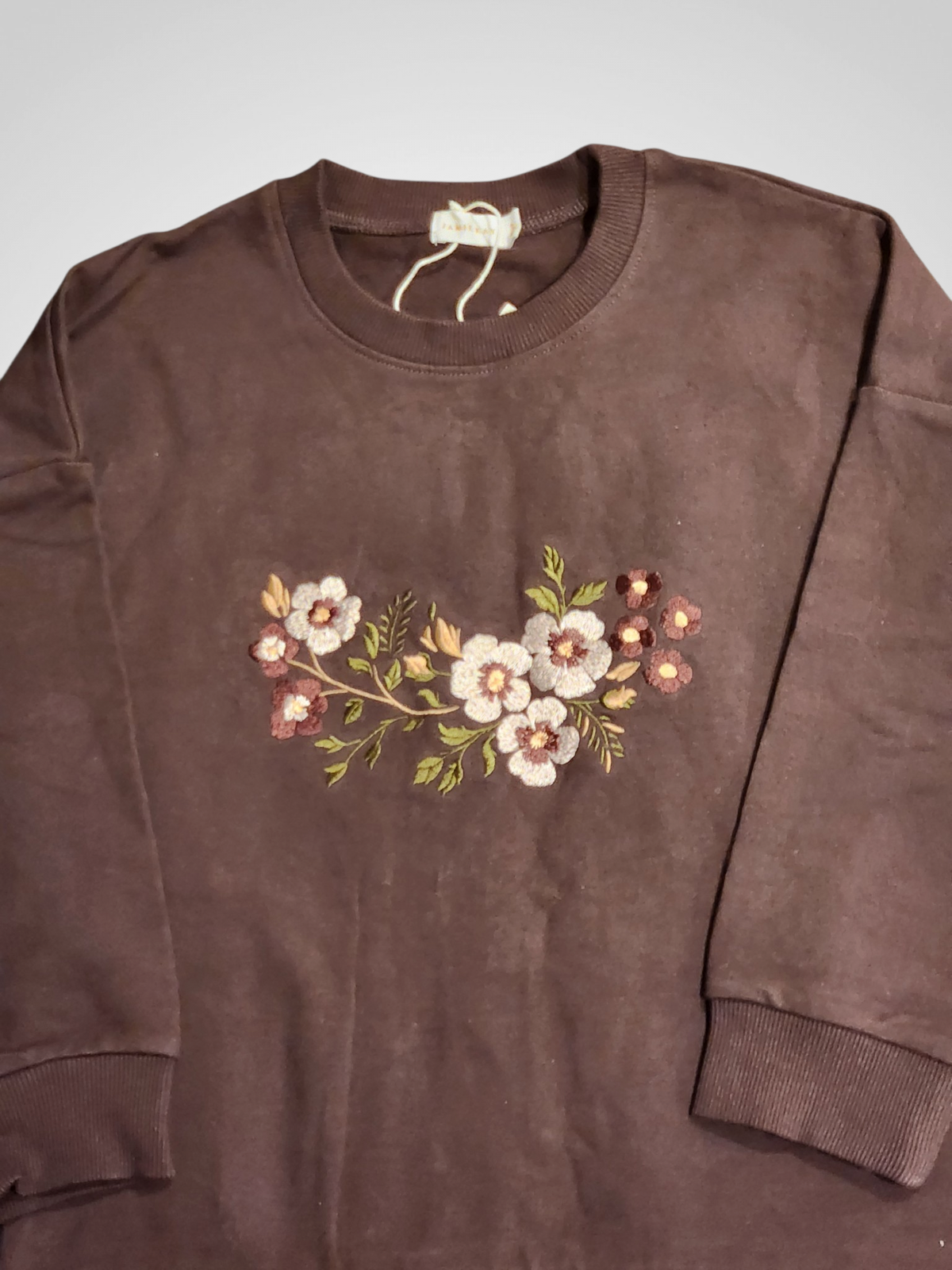 Jamie Kay Floral Embroidered Sweatshirt - Size 8 - BNWT